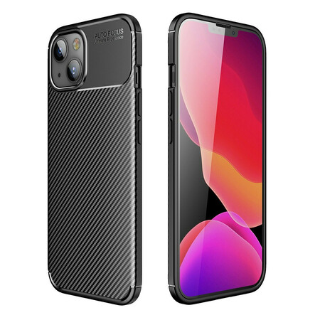 iPhone 13 Mini Flexible Kohlefaser Texture Cover