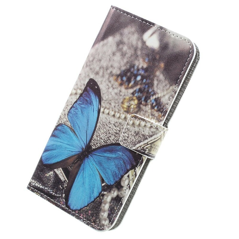 Samsung Galaxy A3 2017 Schmetterling Hülle Blau