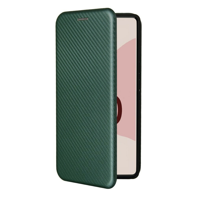 Flip Cover Google Pixel 6 Silikon Carbon Farbig