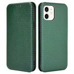 Flip Cover iPhone 13 Mini Kohlefaser
