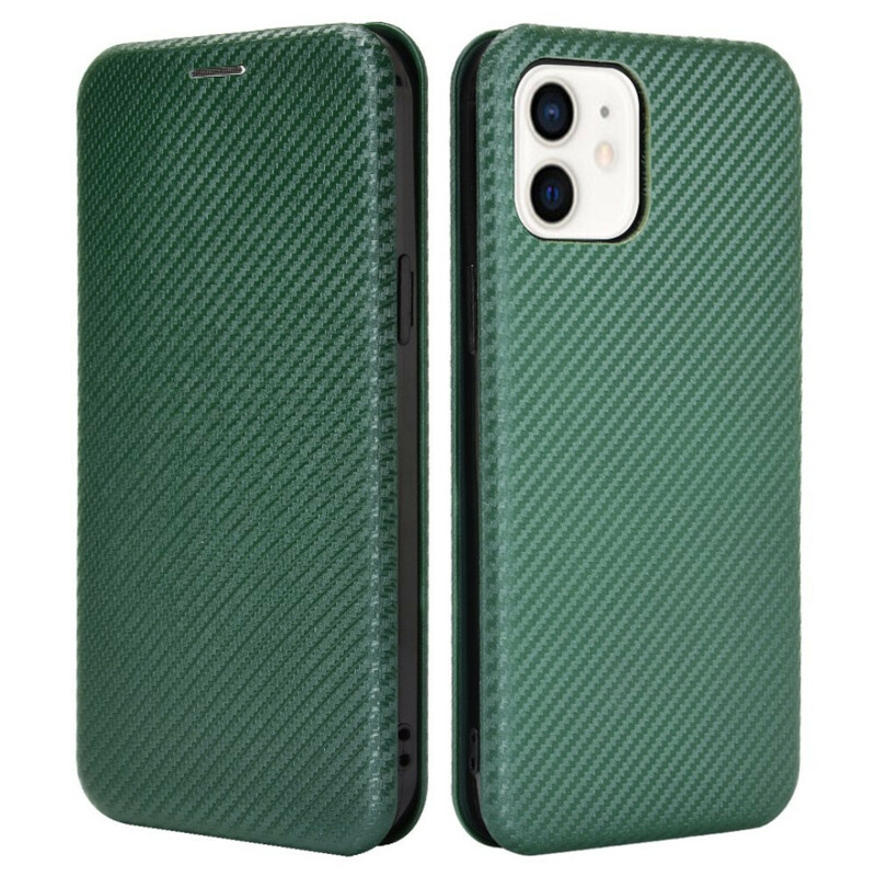 Flip Cover iPhone 13 Mini Kohlefaser