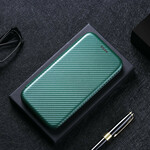 Flip Cover iPhone 13 Mini Kohlefaser