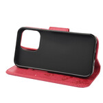 iPhone 13 Mini Hülle Splendid Schmetterlinge mit Riemen