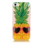 Transparentes iPhone SE/5/5S Cover Incognito Ananas