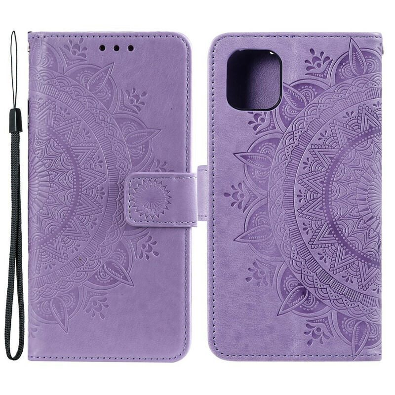 Hülle iPhone 13 Mini Mandala Sonne