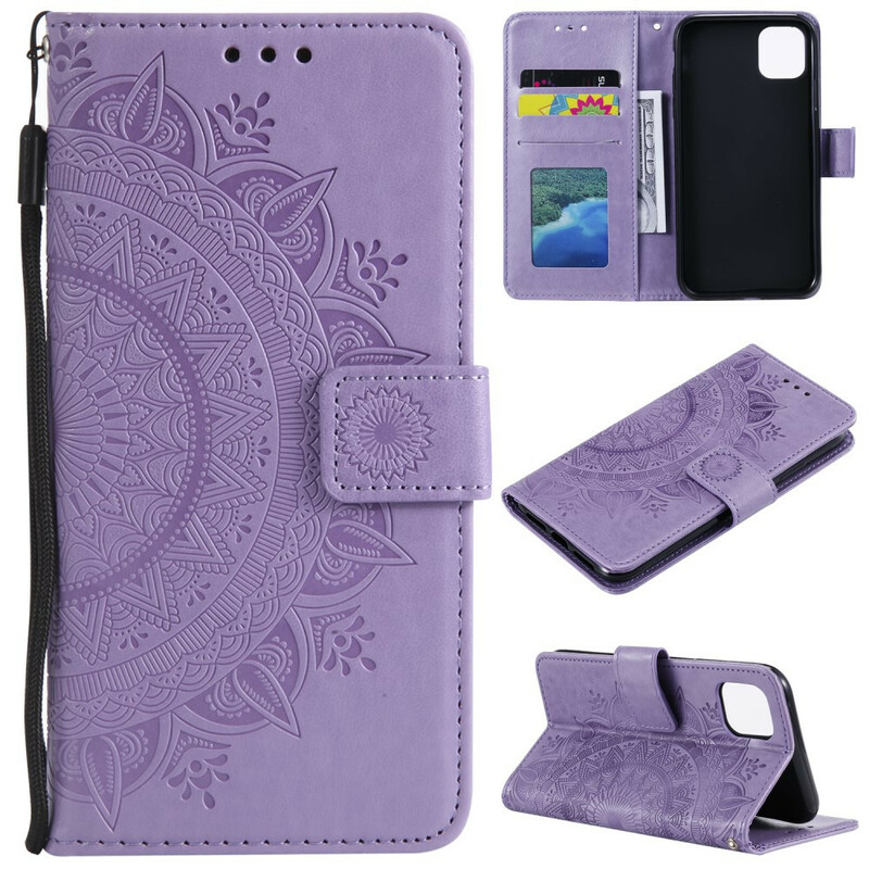 Hülle iPhone 13 Mini Mandala Sonne