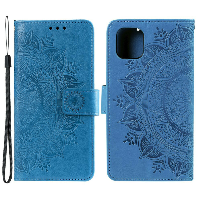 Hülle iPhone 13 Mini Mandala Sonne
