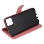 iPhone 13 Mini-Hülle Baum und Eulen mit Riemen