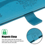 iPhone 13 Mini-Hülle Baum und Eulen mit Riemen