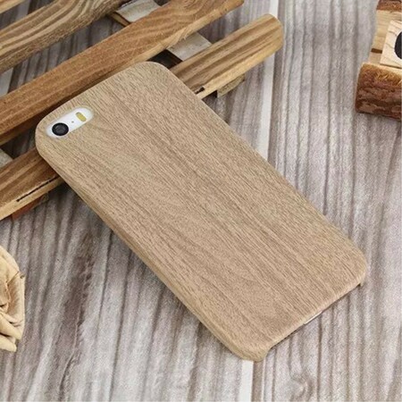 iPhone SE/5/5S Hülle mit Holzeffekt
