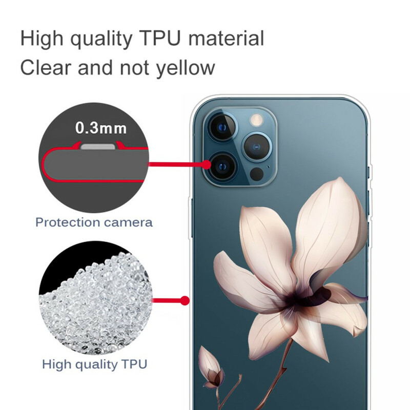 iPhone 13 Pro Max Cover Blumen Premium