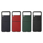 Samsung Galaxy Z Flip 3 5G Echtleder Litchi Color Cover