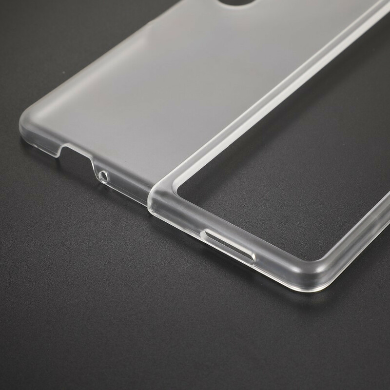 Hülle Samsung Galaxy Z Fold 3 5G Kunststoff Transparent Matt