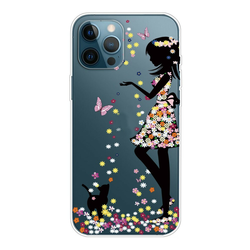 iPhone 13 Pro Cover Junges Blumenmädchen