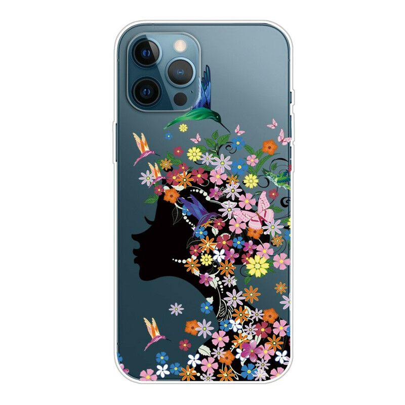 iPhone 13 Pro Cover Schöner Blumenkopf