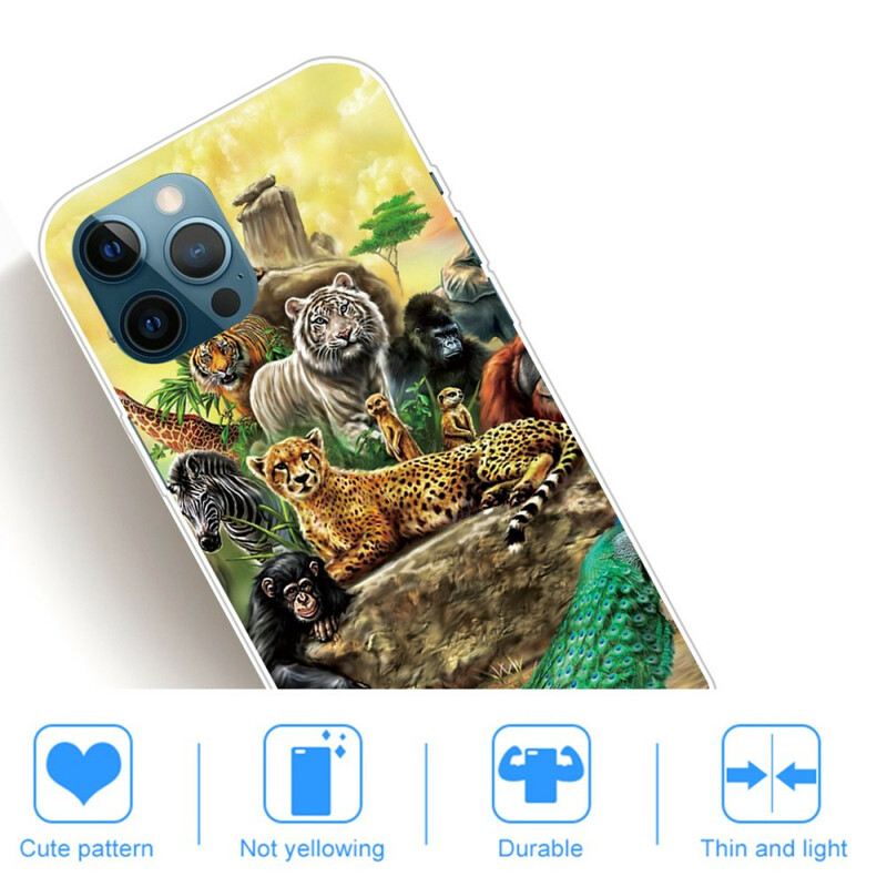 iPhone 13 Pro Max Cover Tiere Safari
