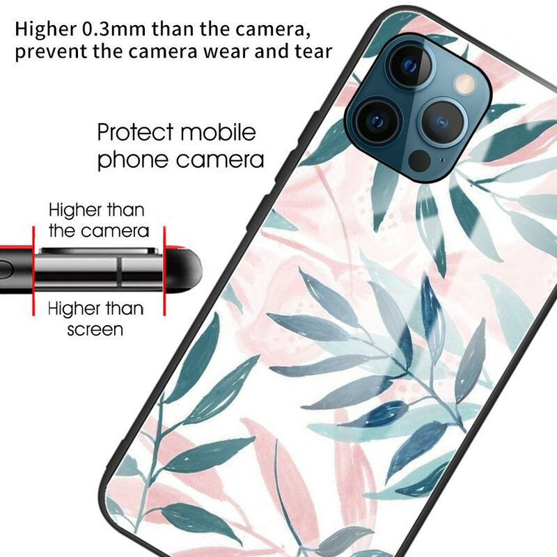 iPhone 13 Pro Panzerglas Cover Pflanzlich