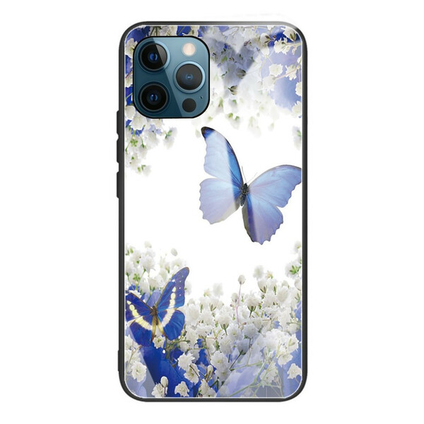 iPhone 13 Pro Panzerglas Cover Schmetterlinge Design