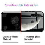 iPhone 13 Pro Hülle aus gehärtetem Glas mit Katze und Schmetterlingen im Weltraum