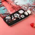 iPhone Cover 13 Pro Max 3D Pandas Auf Bambus