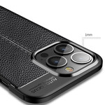 iPhone 13 Pro Case mit Litschi-Leder-Effekt Double Line