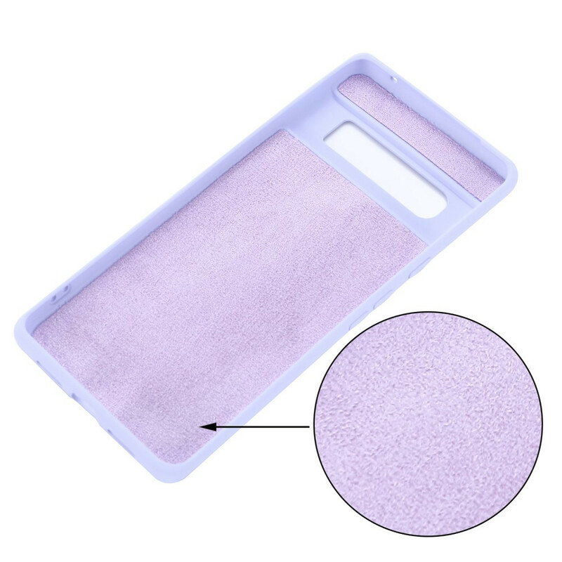 Google Pixel 6 Pro Liquides Silikon Cover Mit Lanyard Google Pixel 6 Pro Liquides Silikon Cover Mit Lanyard