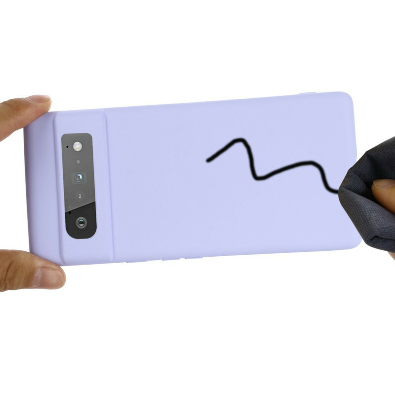 Google Pixel 6 Pro Liquides Silikon Cover Mit Lanyard Google Pixel 6 Pro Liquides Silikon Cover Mit Lanyard