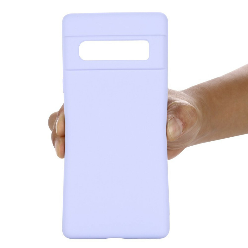 Google Pixel 6 Pro Liquides Silikon Cover Mit Lanyard Google Pixel 6 Pro Liquides Silikon Cover Mit Lanyard