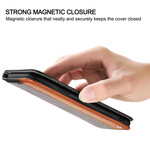 Flip Cover iPhone 13 Pro Zweifarbig Lederoptik