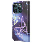Hülle iPhone 13 Pro Max Moderne Schmetterlinge