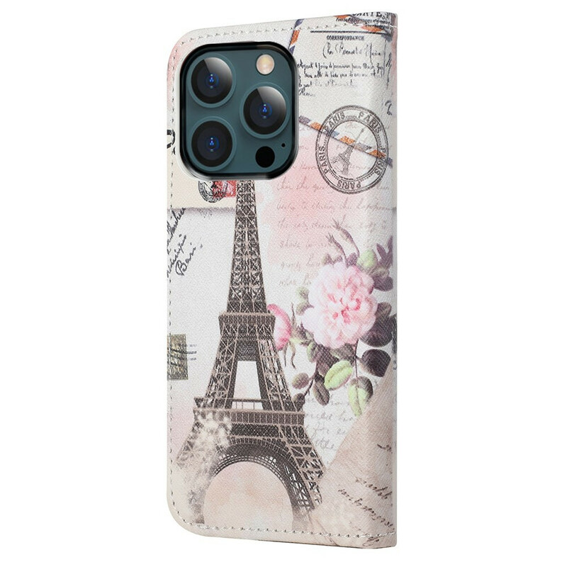 iPhone 13 Pro Max Hülle Eiffelturm Retro