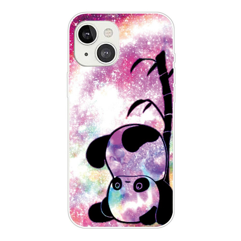 iPhone 13 Cover Panda und Bambus