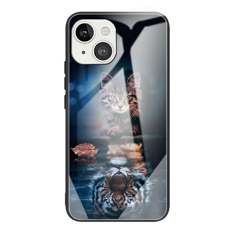 iPhone 13 Panzerglas Cover Mein Tiger