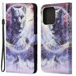iPhone 13 Winter Wolf Hülle mit Lanyard