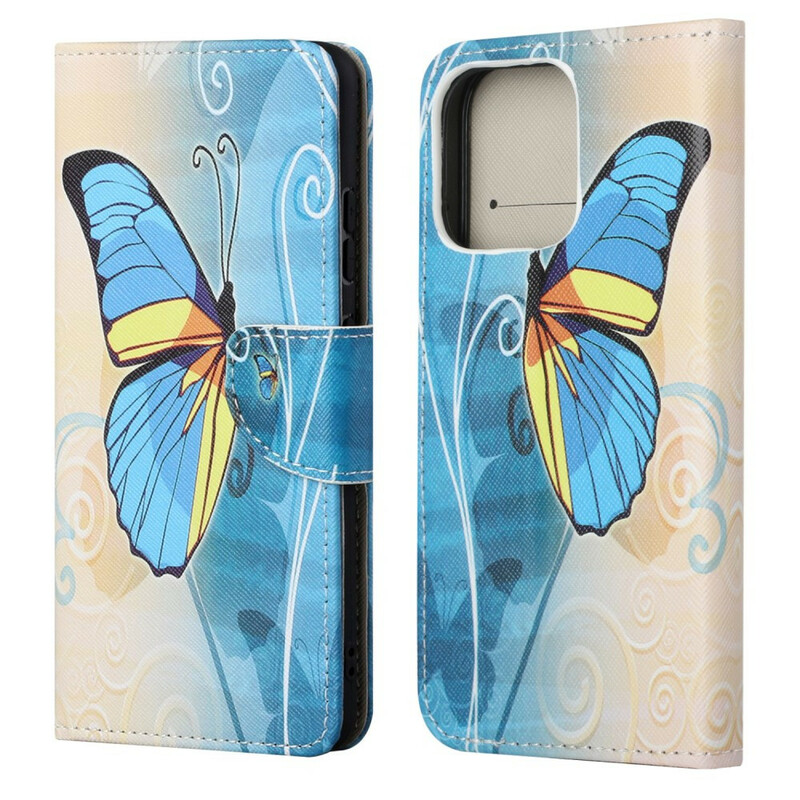 Hülle iPhone 13 Butterflies