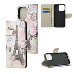 iPhone 13 Hülle Eiffelturm Retro