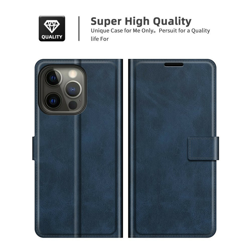 iPhone 13 Pro Max Hülle Lederoptik Slim Extrem