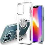 Transparentes iPhone 13 Pro Max Cover mit Ringhalter