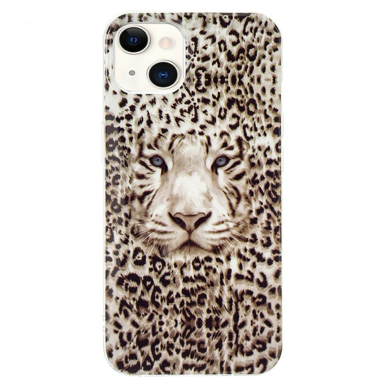 iPhone 13 Leopard Fluoreszierendes Cover