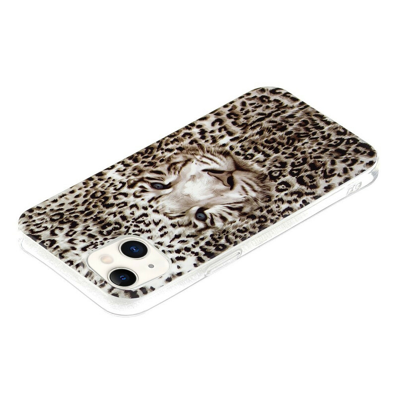 iPhone 13 Leopard Fluoreszierendes Cover