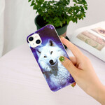 iPhone Cover 13 Serie Wolf Fluoreszierend
