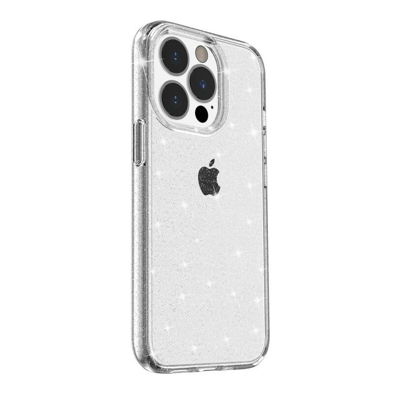 iPhone 12 Pro Max Cover Transparent Glitter