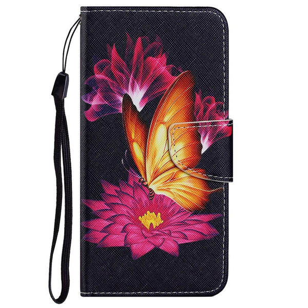 iPhone 13 Hülle Schmetterling und Lotus