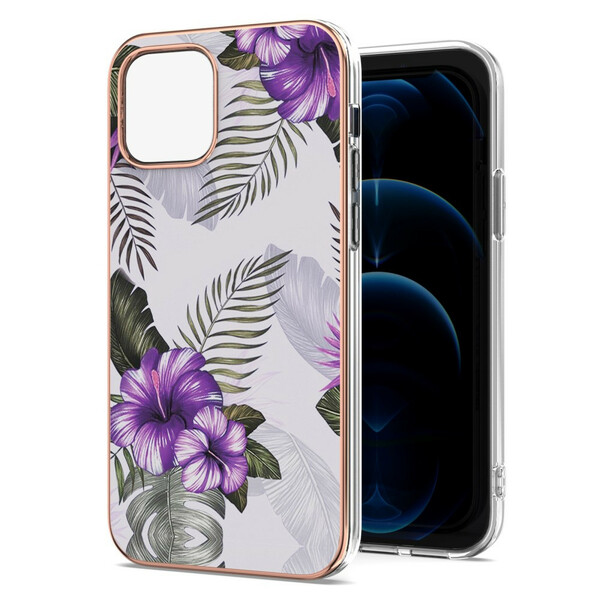 iPhone 13 Cover Violette Blumen
