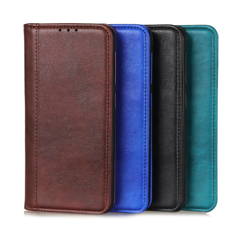 Flip Cover iPhone 13 Leder Litchi Schlitz Eleganz Flip Cover iPhone 13 Leder Litchi Schlitz Eleganz