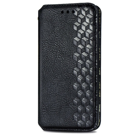 Flip Cover Oppo A16 / A16s Lederoptik Diamant
