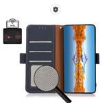 Hülle iPhone 13 Echtleder Litschi KHAZNEH