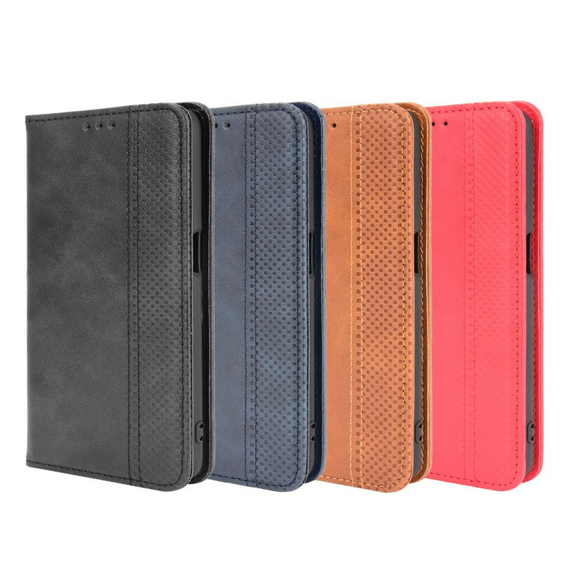 Flip Cover Oppo A16 / A16s Vintage Styled Leather Effect