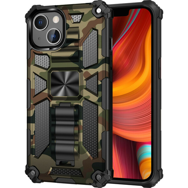 iPhone 13 Camouflage Cover Abnehmbare Halterung