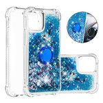 iPhone 13 Glitter Cover mit Ringhalter